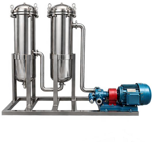 Skid-mounted oil filtration unit